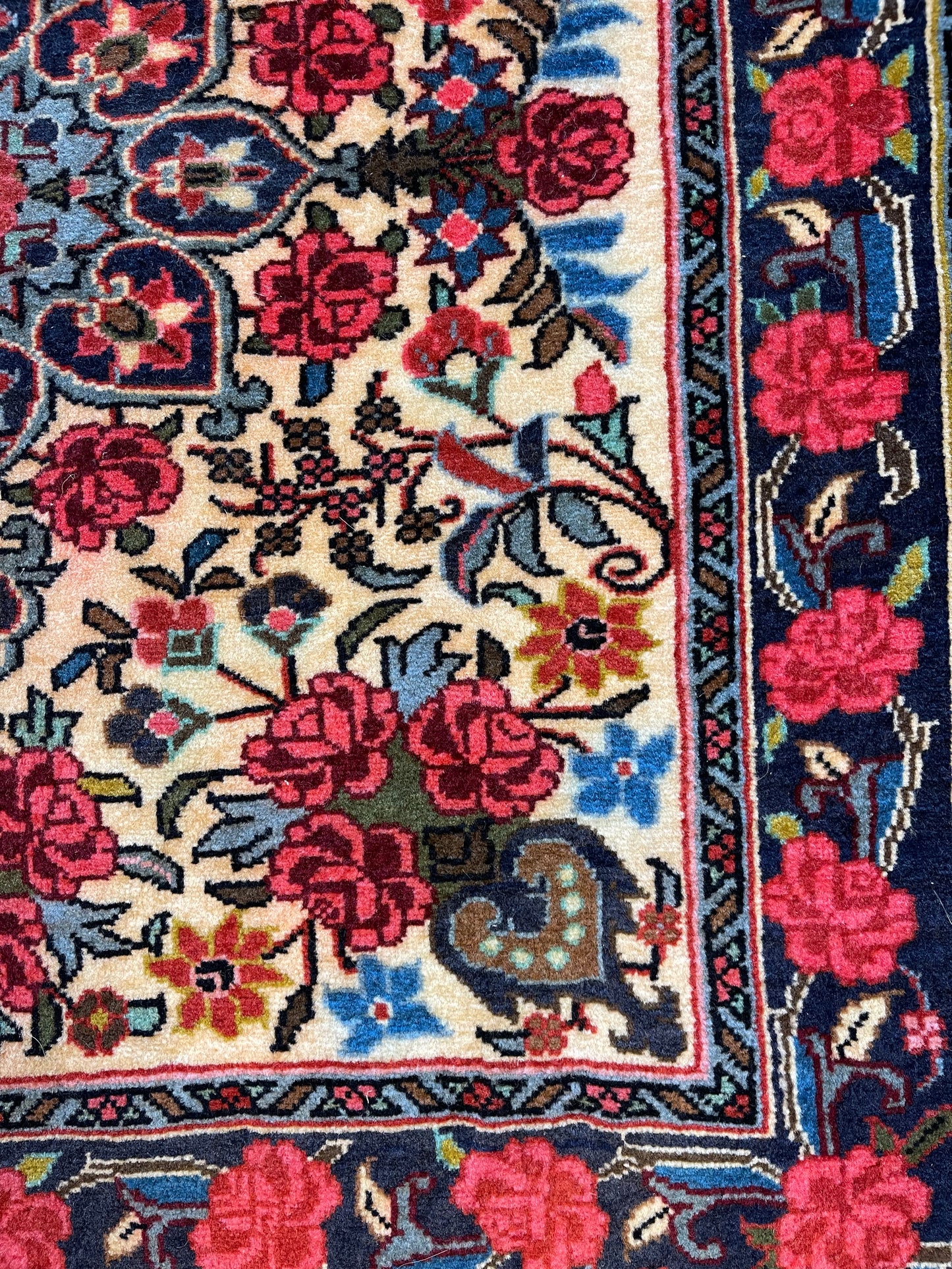 Handgeknoopt tapijt Bidjar