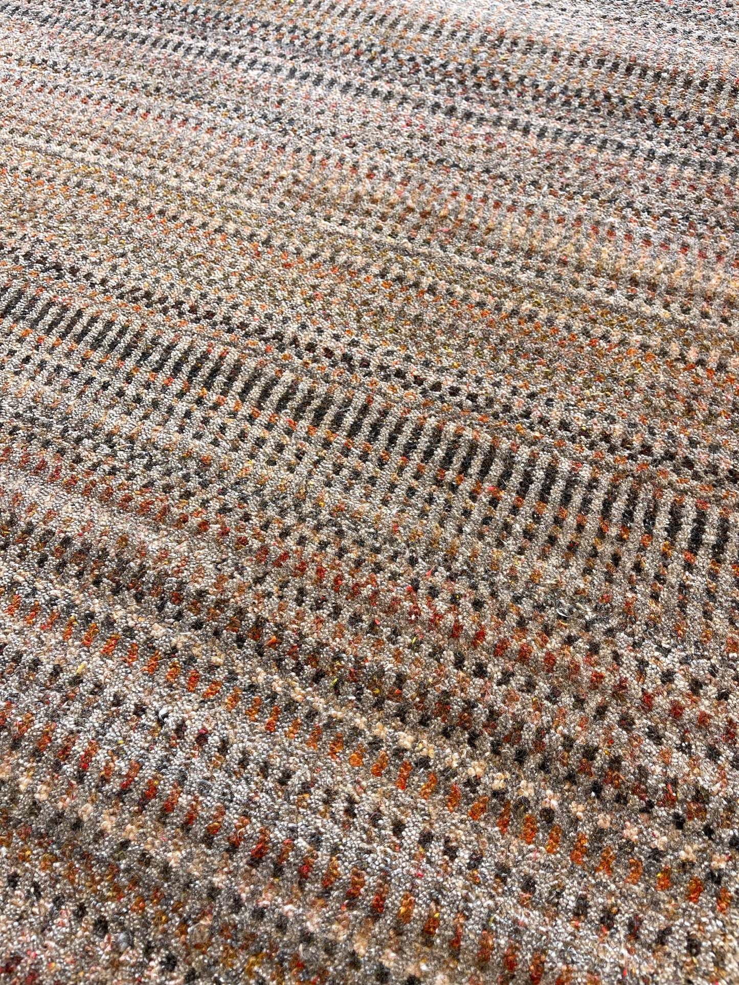 Tapis tissé main Herbe