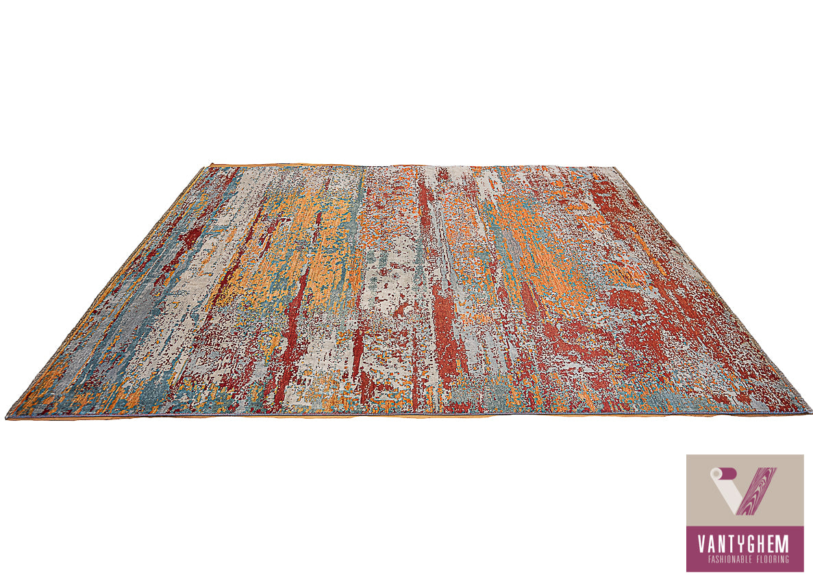 Handgeknoopt tapijt Aatish