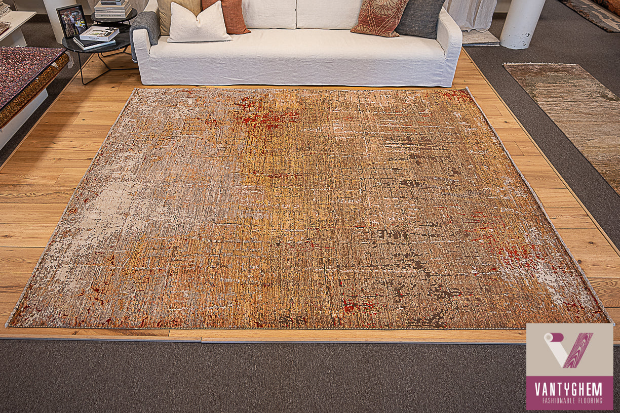 Handgeknoopt tapijt Aatish