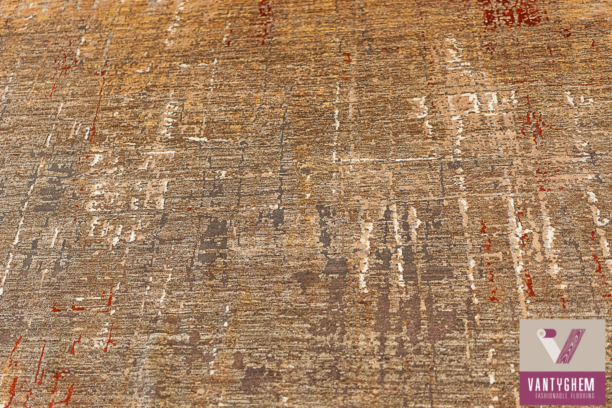 Handgeknoopt tapijt Aatish