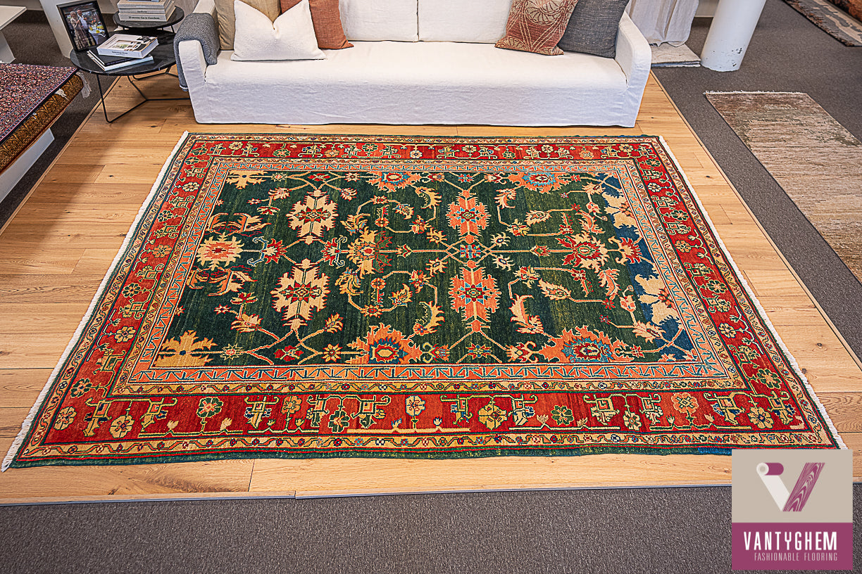 Handgeknoopt tapijt Azeri