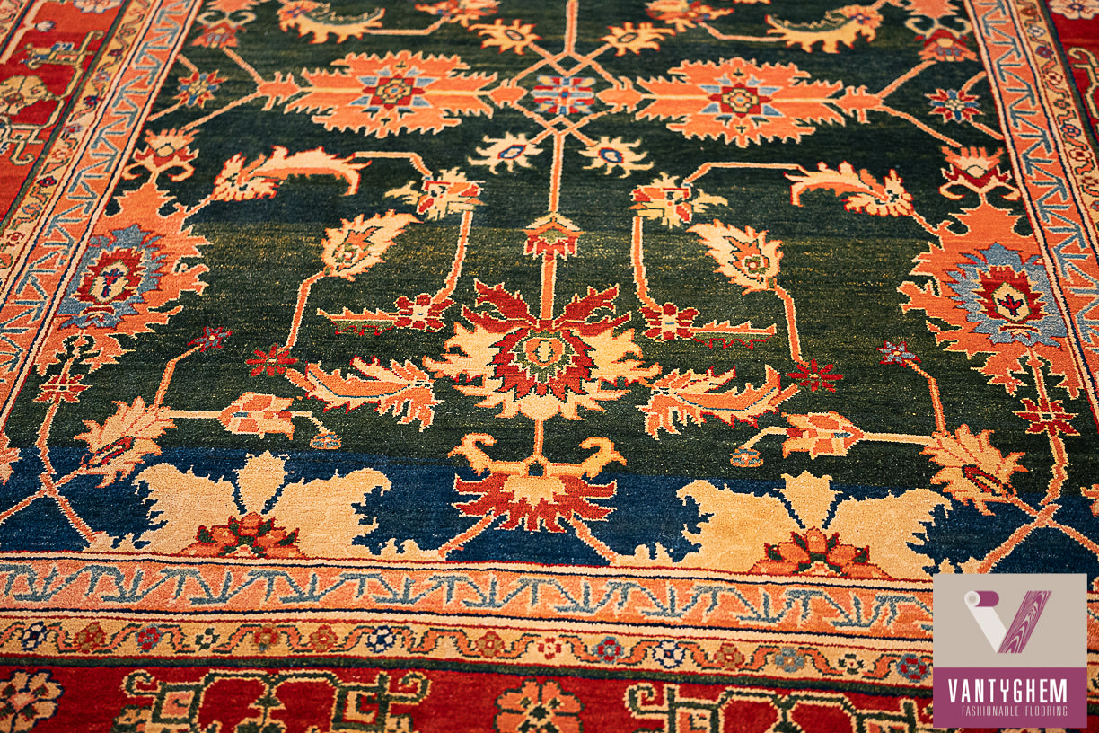 Handgeknoopt tapijt Azeri