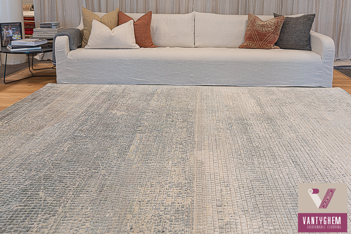 Hand-knotted carpet Crocodile