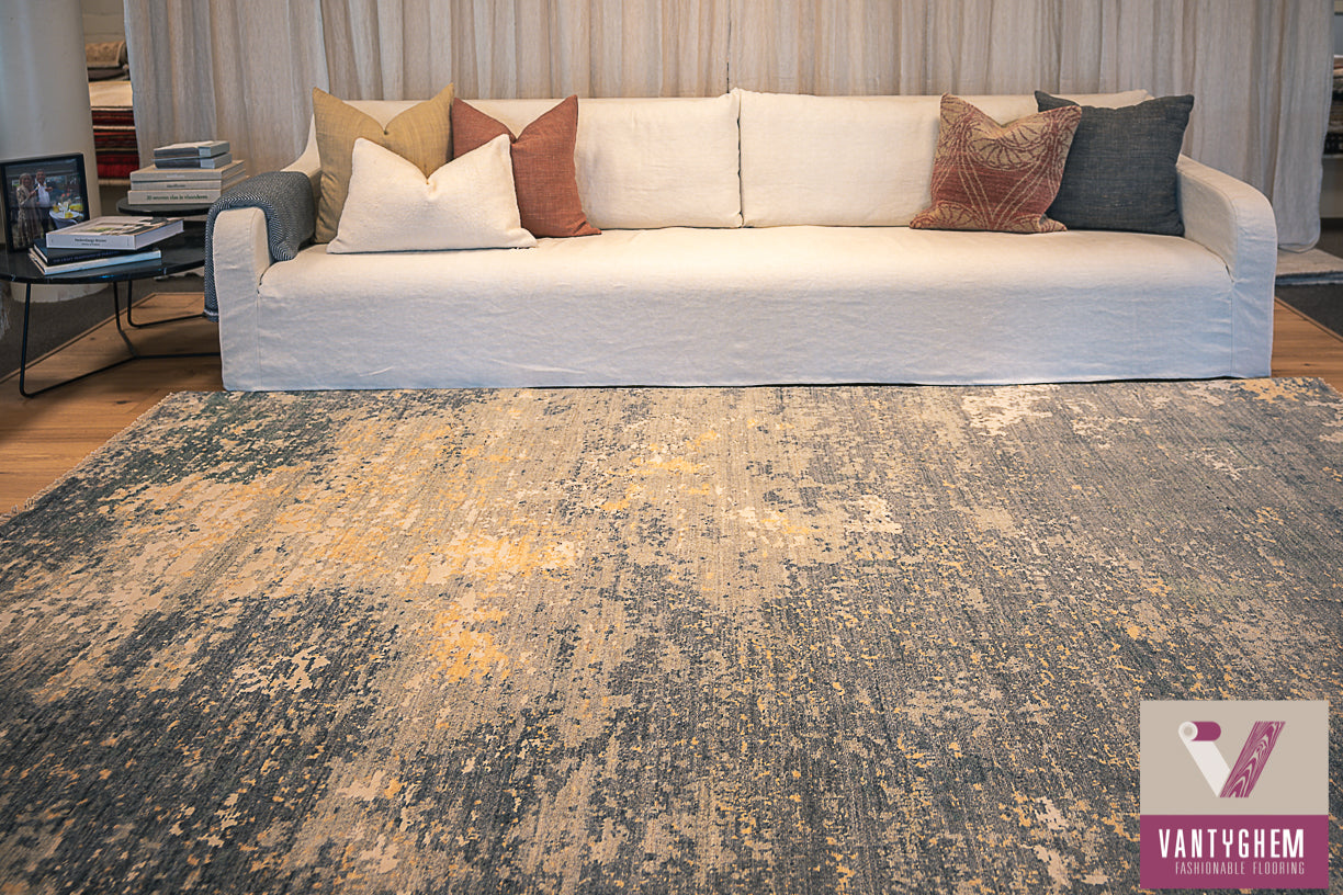 Handgeknoopt tapijt Double knot