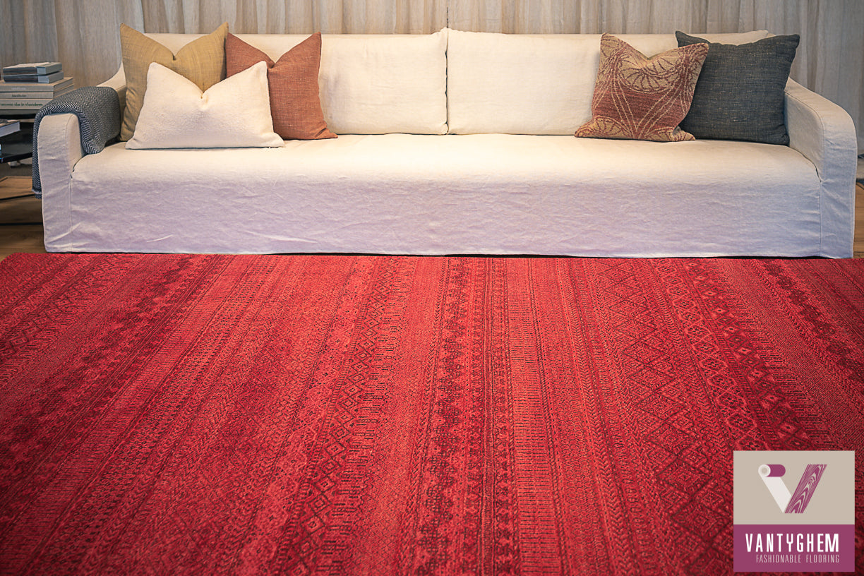 Handgeknoopt tapijt Double knot