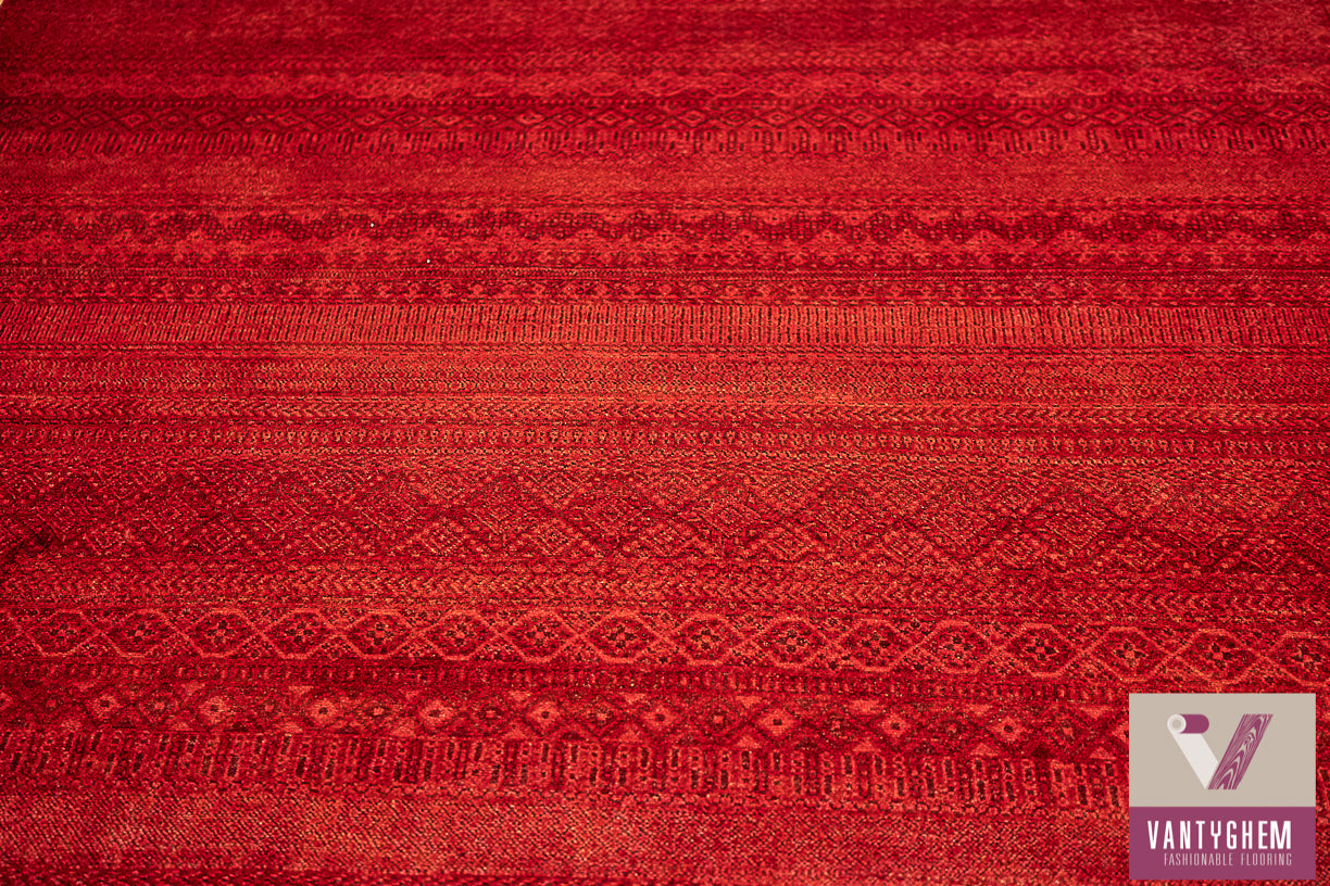 Handgeknoopt tapijt Double knot