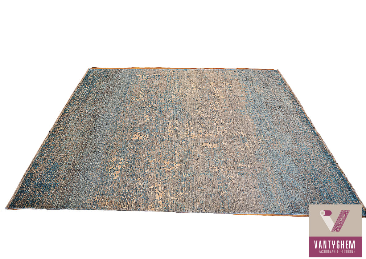 Handgeknoopt tapijt Double knot