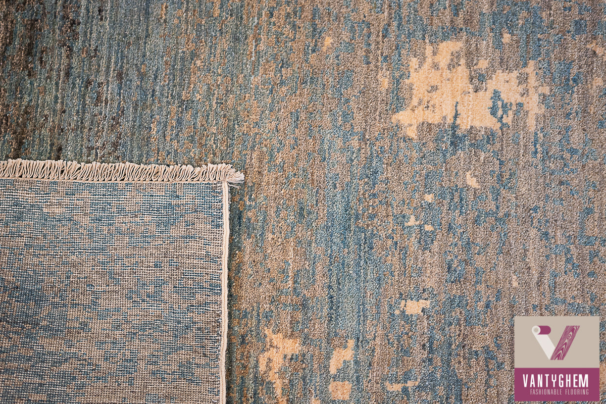 Handgeknoopt tapijt Double knot