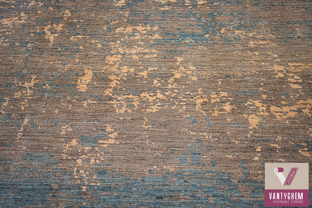 Handgeknoopt tapijt Double knot