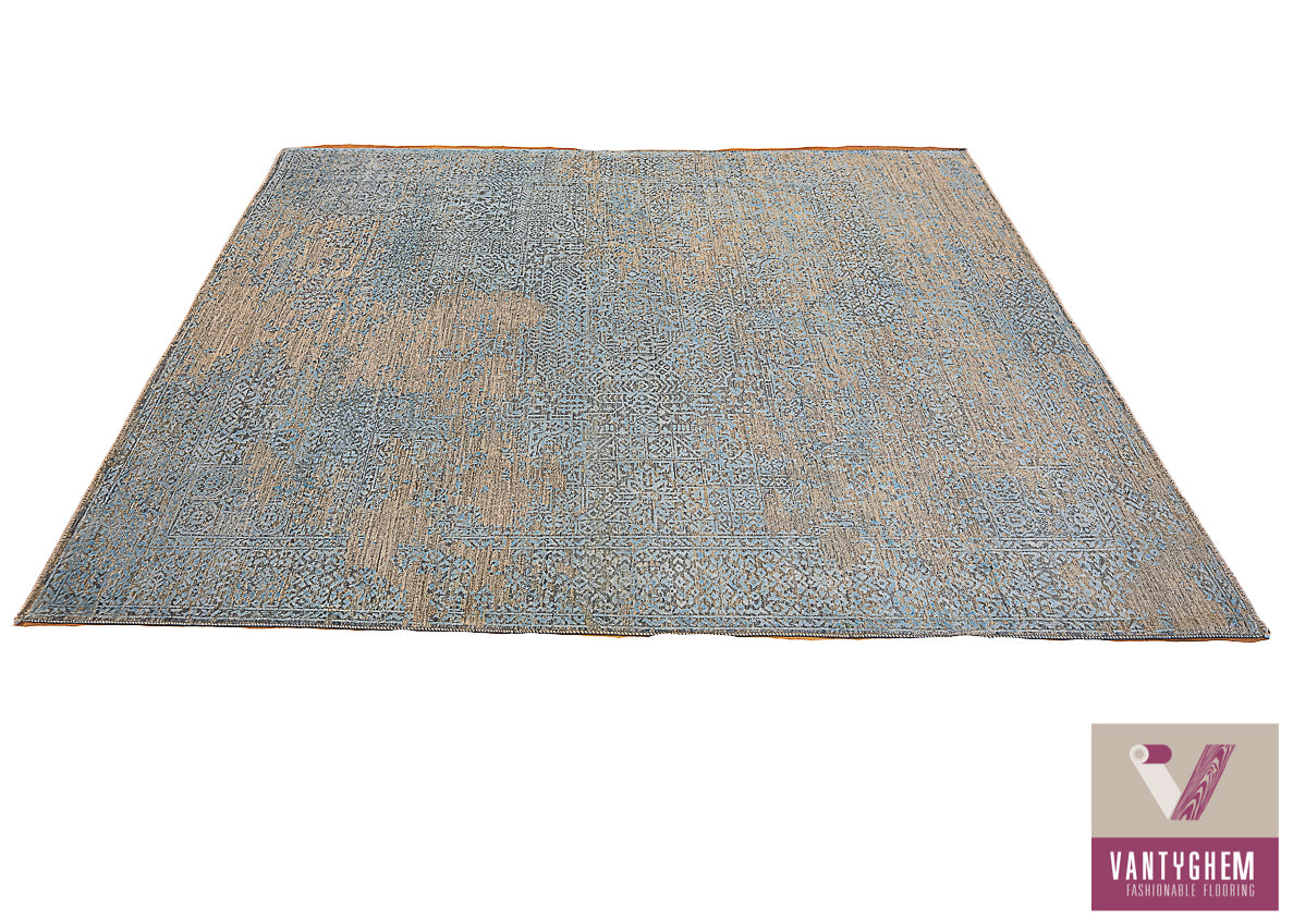 Handgeknoopt tapijt Khas erased