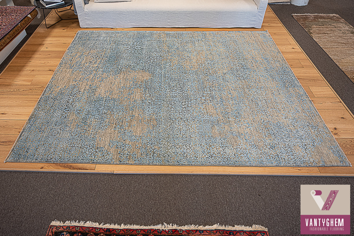 Handgeknoopt tapijt Khas erased