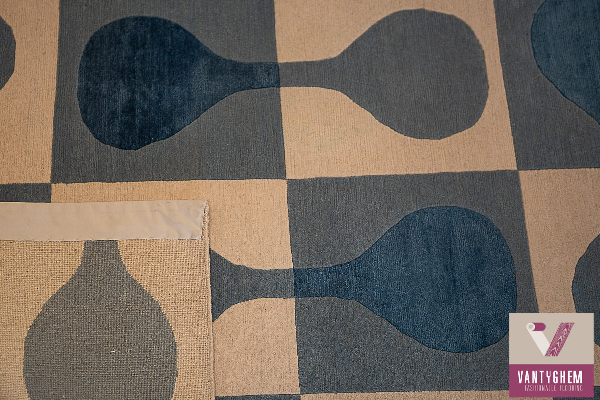 Hand-knotted carpet Gio Ponti