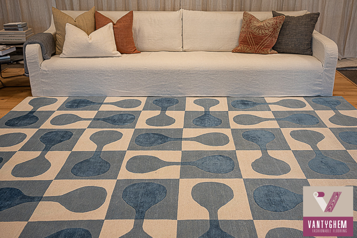 Hand-knotted carpet Gio Ponti