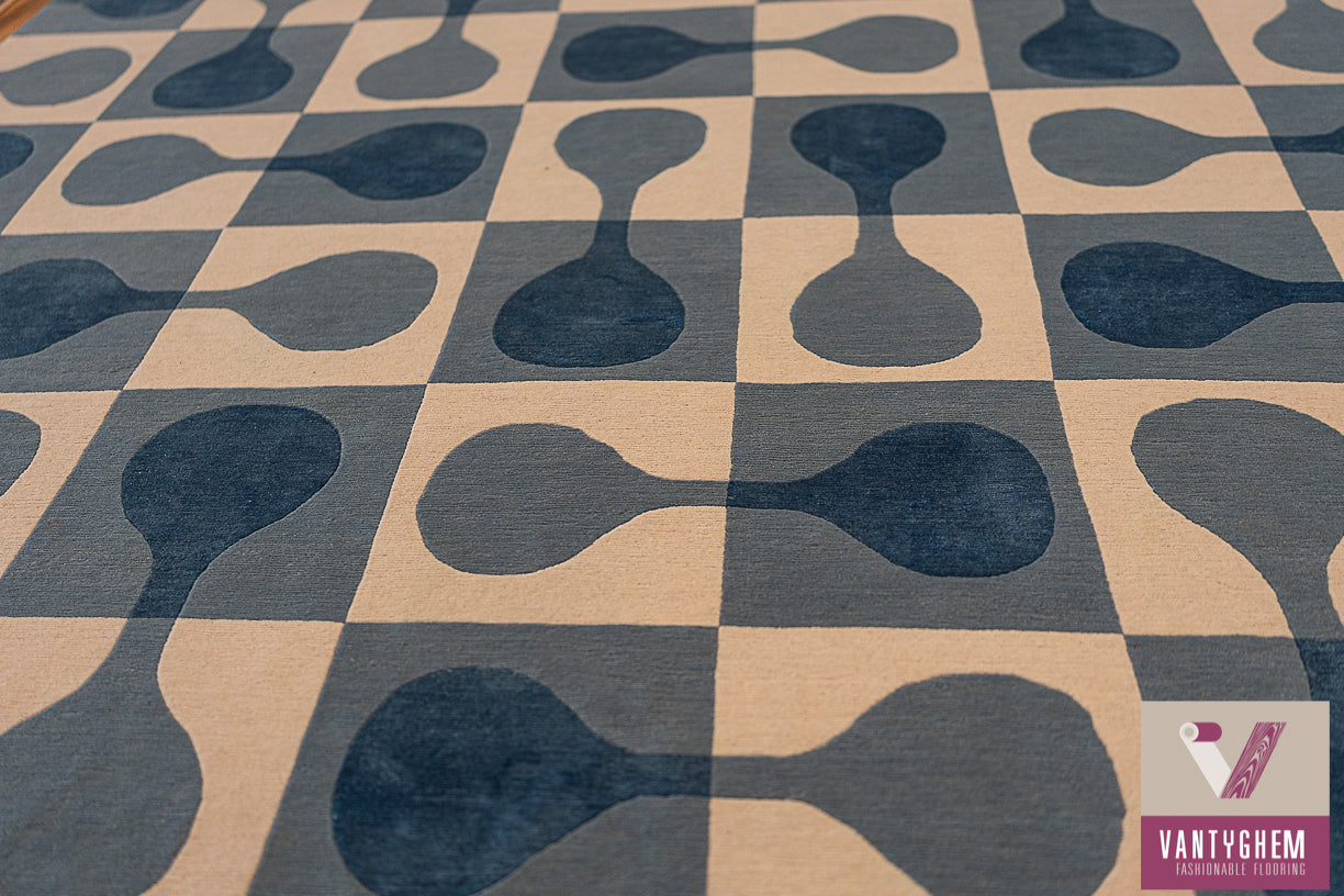 Hand-knotted carpet Gio Ponti