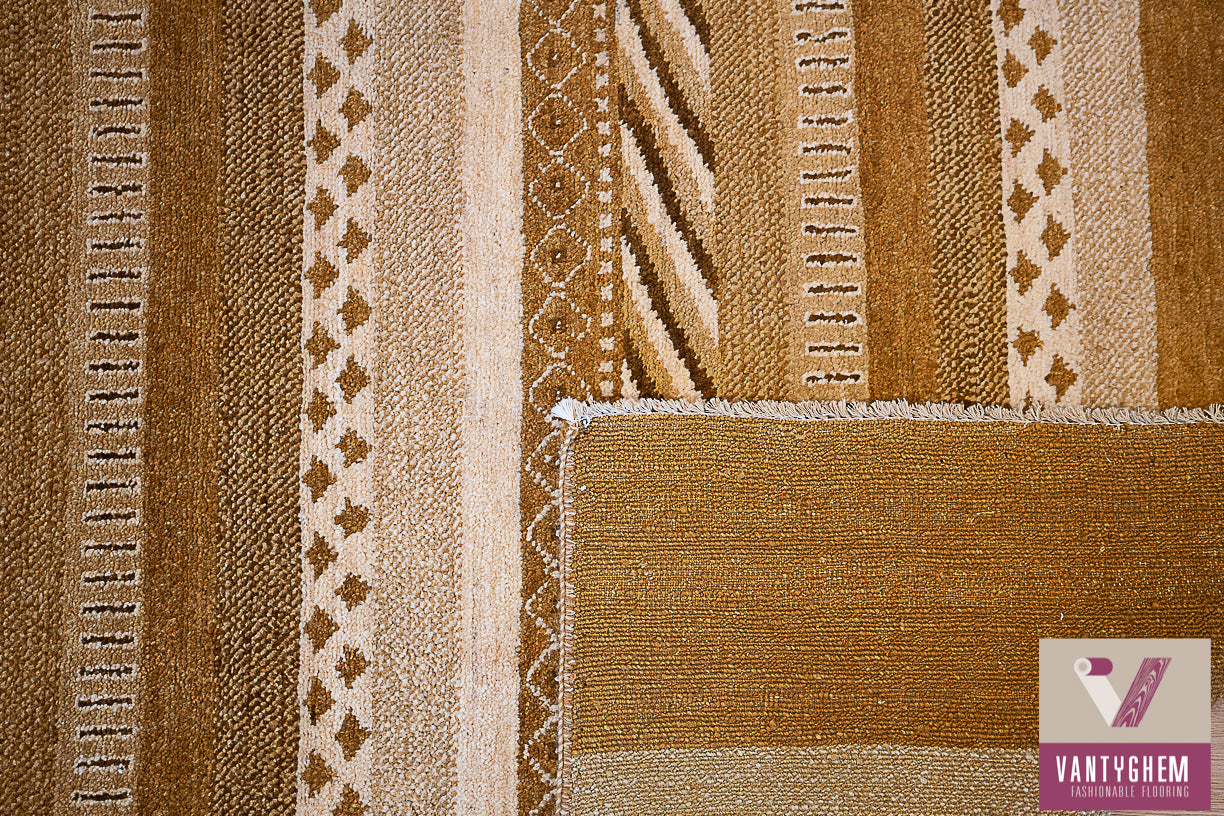 Handgeknoopt tapijt Single knot