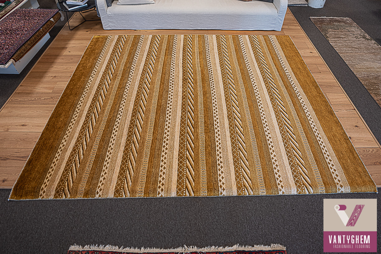 Handgeknoopt tapijt Single knot