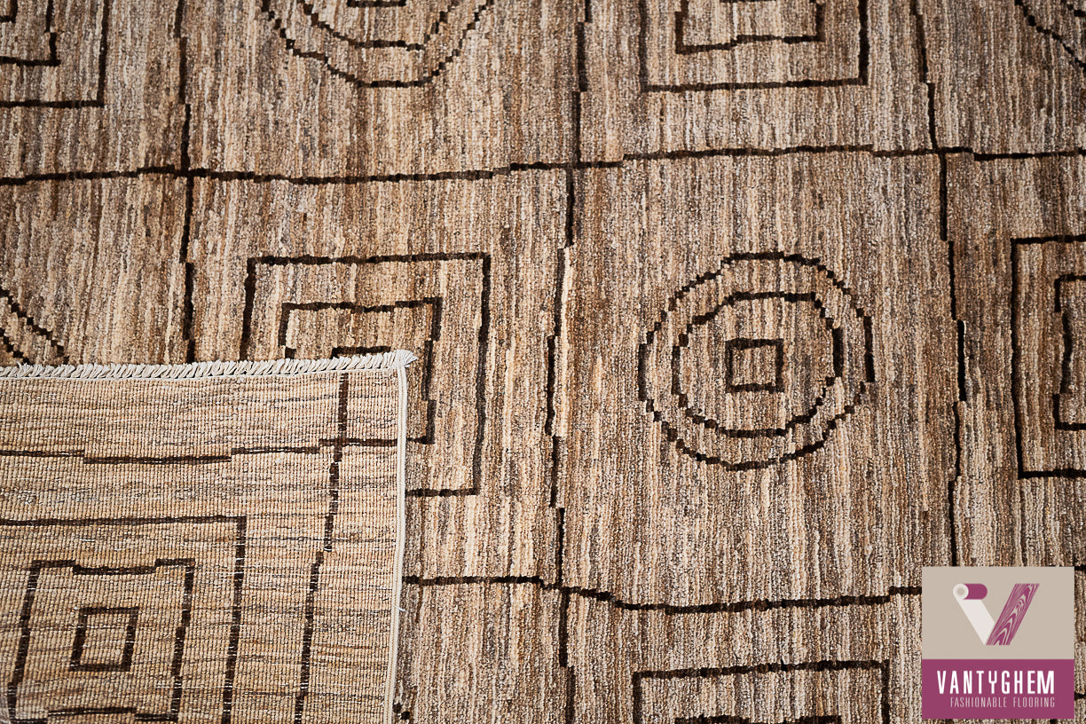 Handgeknoopt tapijt Single knot