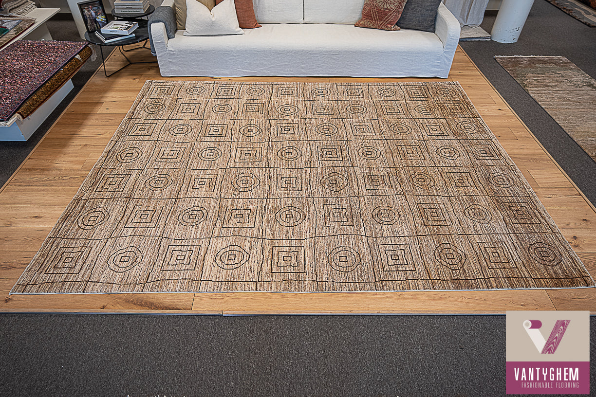 Handgeknoopt tapijt Single knot