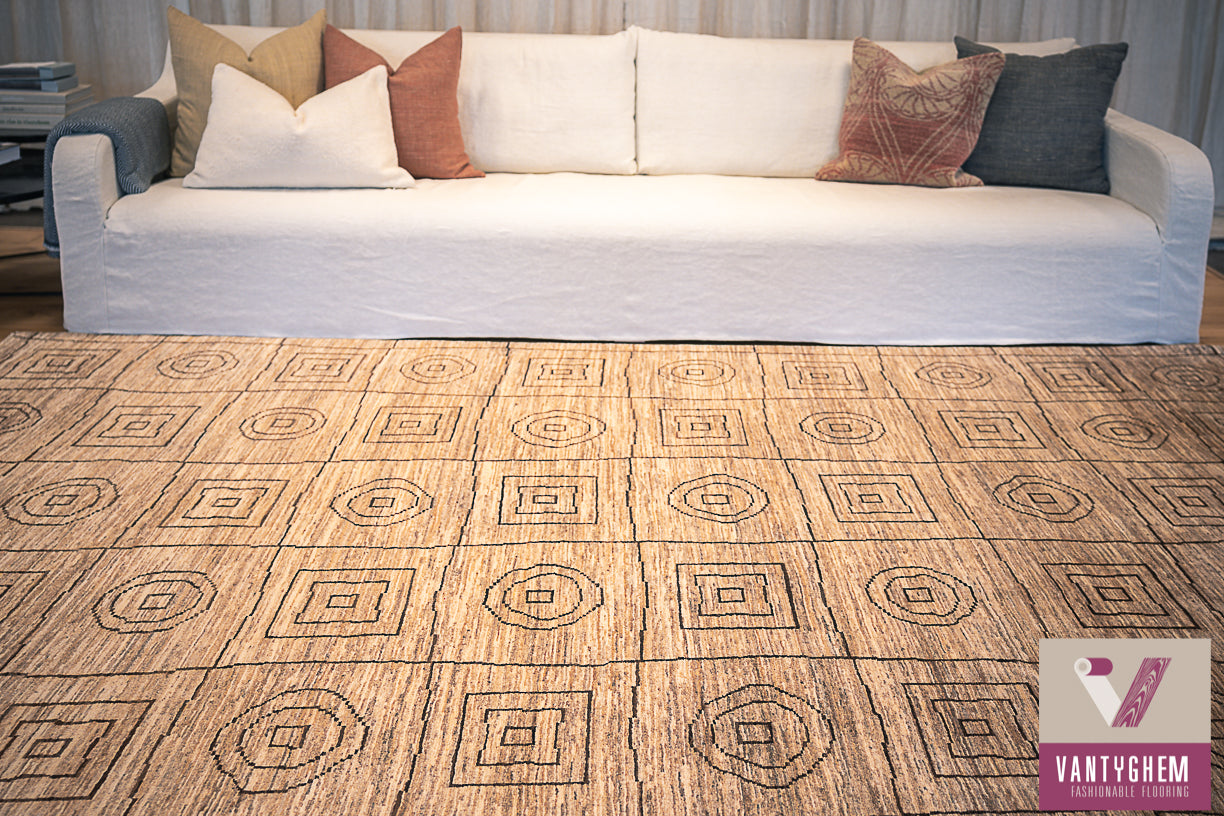 Handgeknoopt tapijt Single knot