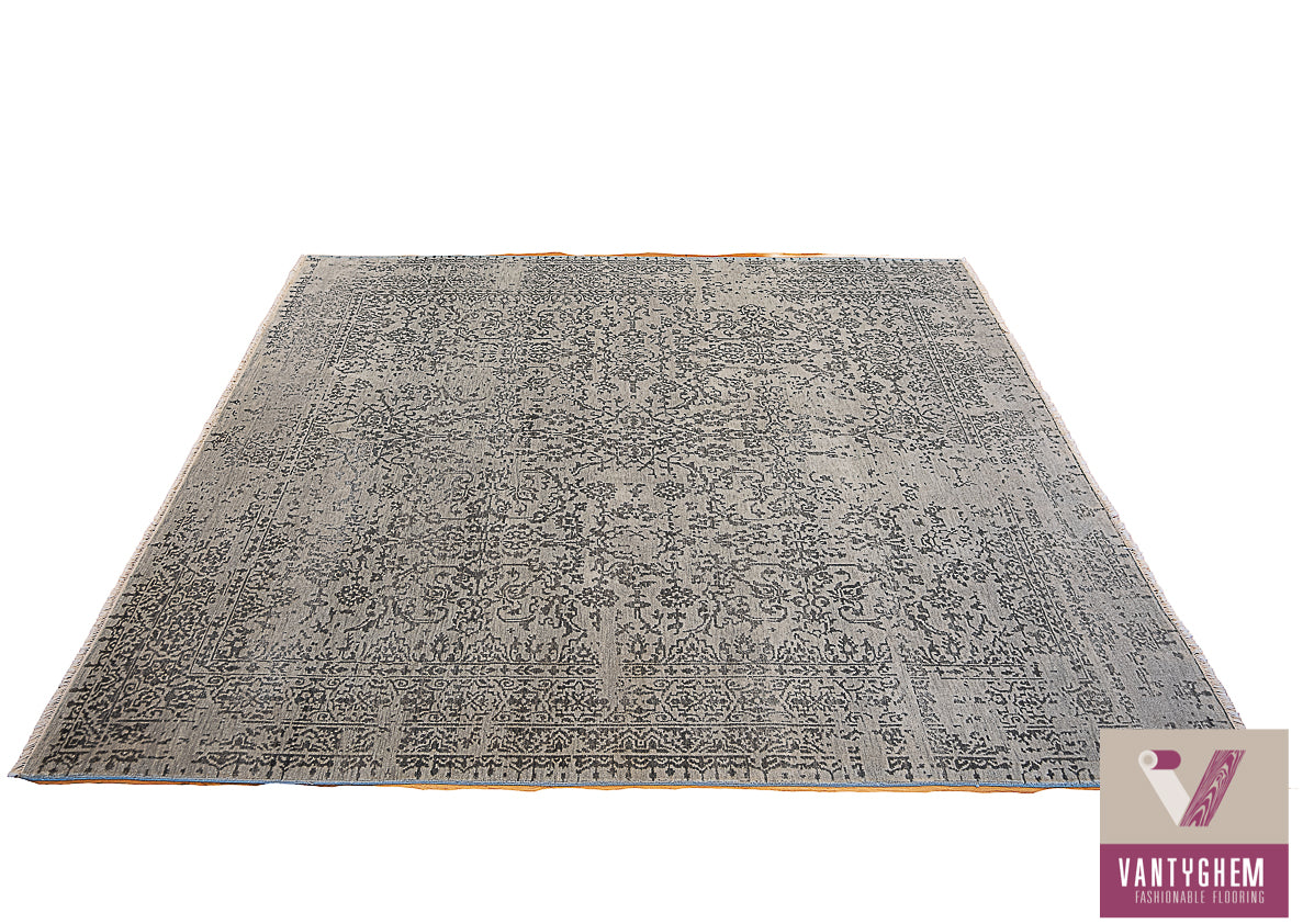 Hand-knotted carpet Springtime garden