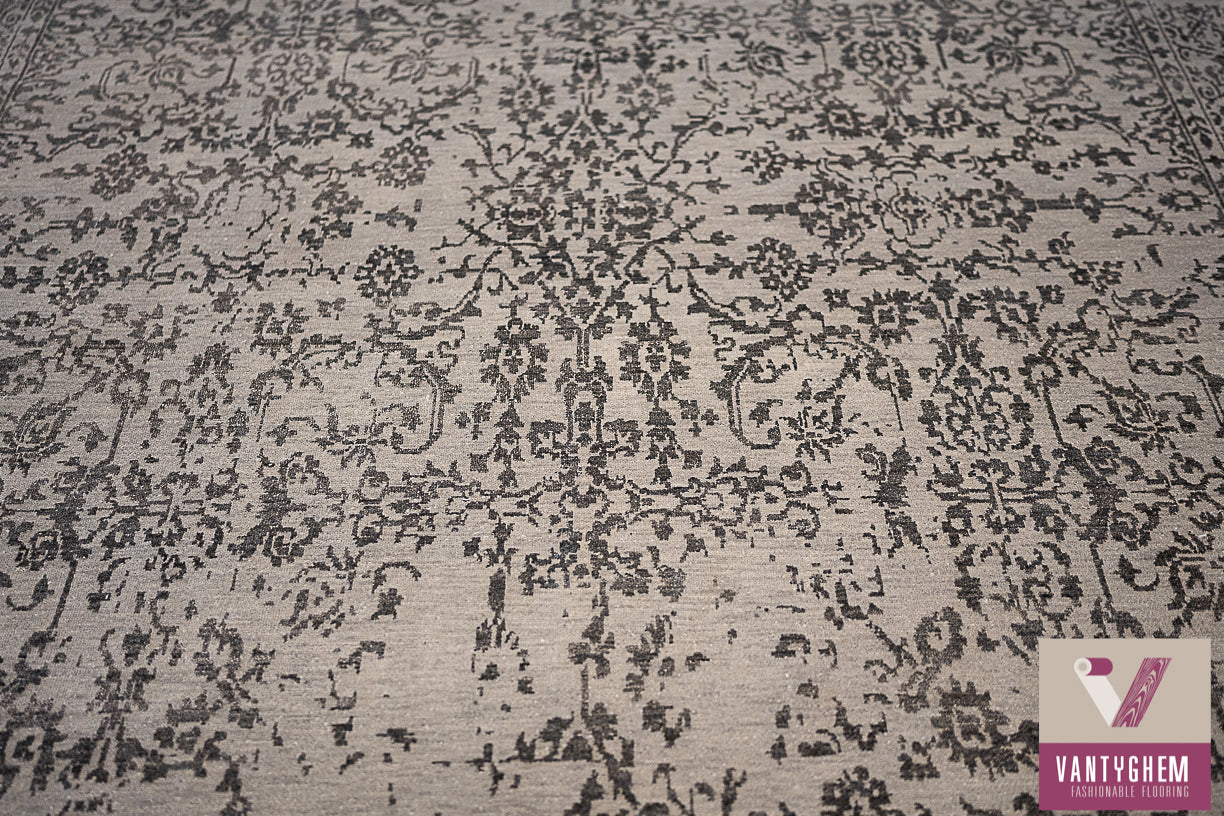 Hand-knotted carpet Springtime garden