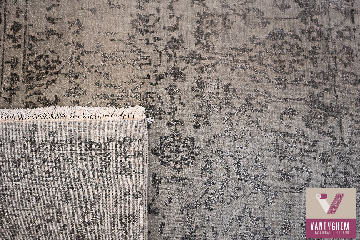 Hand-knotted carpet Springtime garden