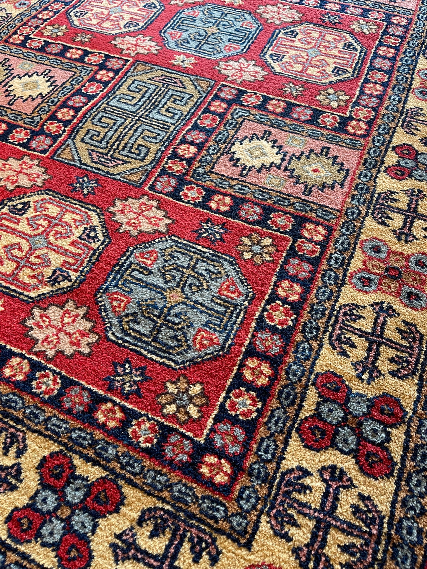 Handgeknoopt tapijt Bokhara India