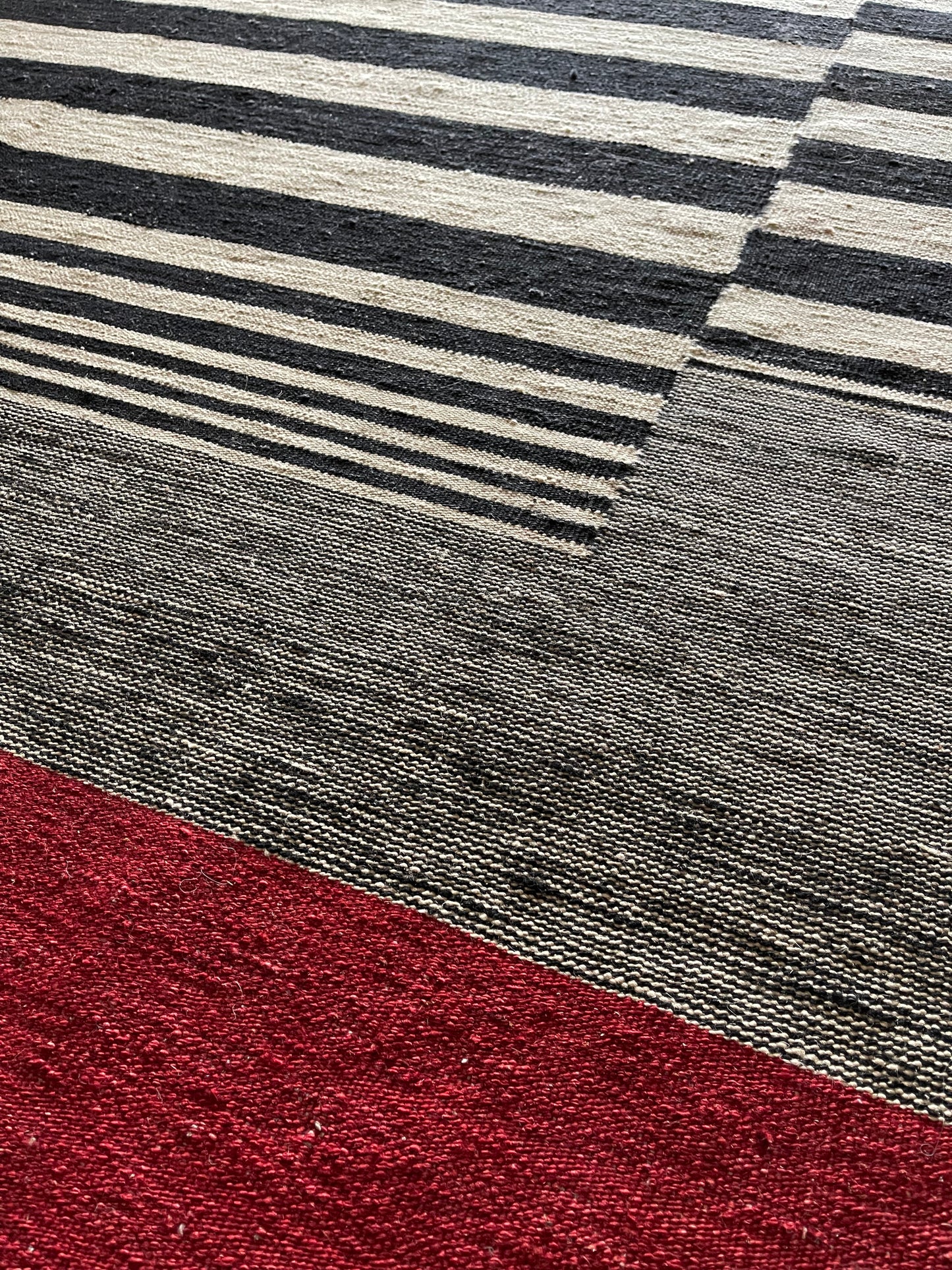 Hand-woven carpet kilim