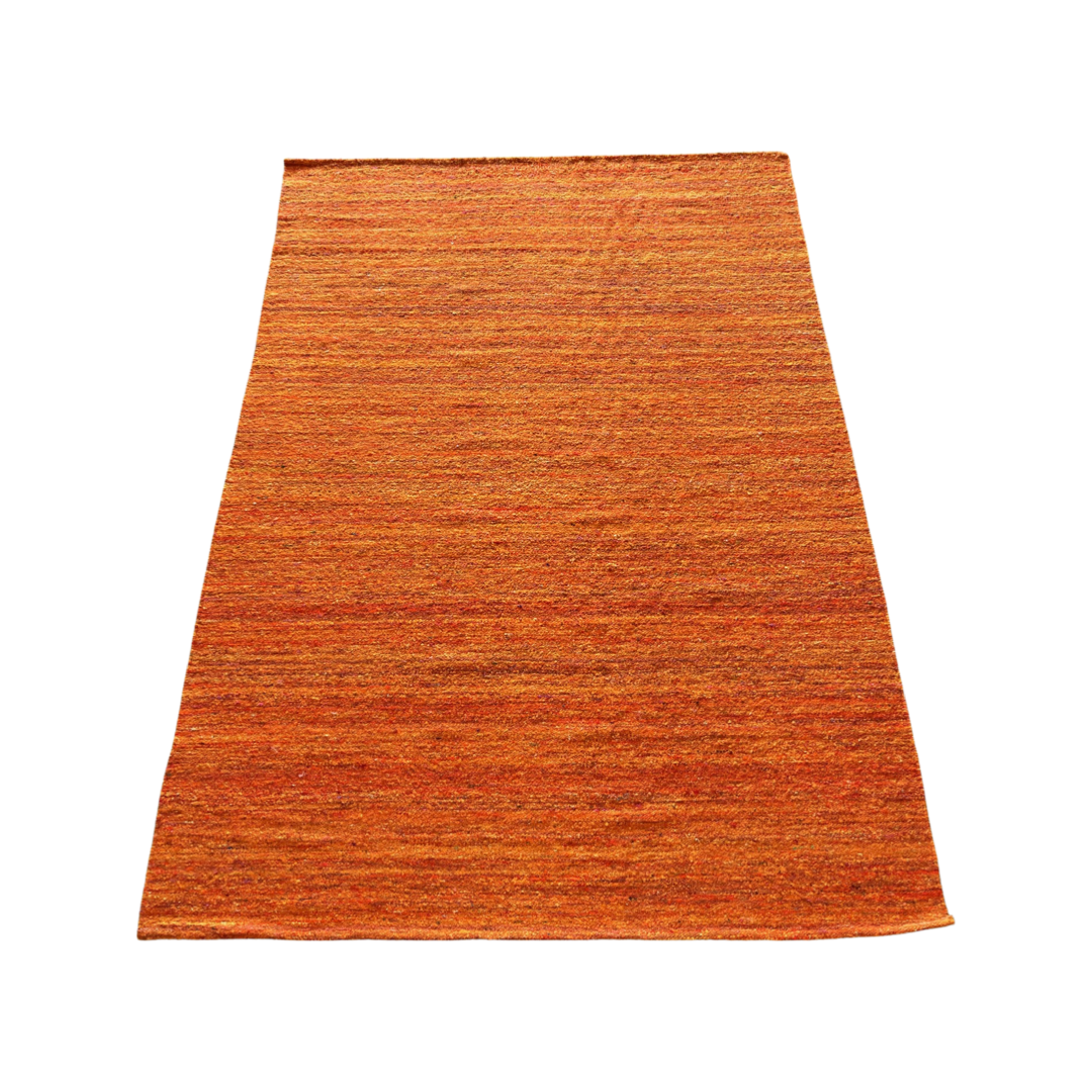 Hand-woven carpet Kilim Silk