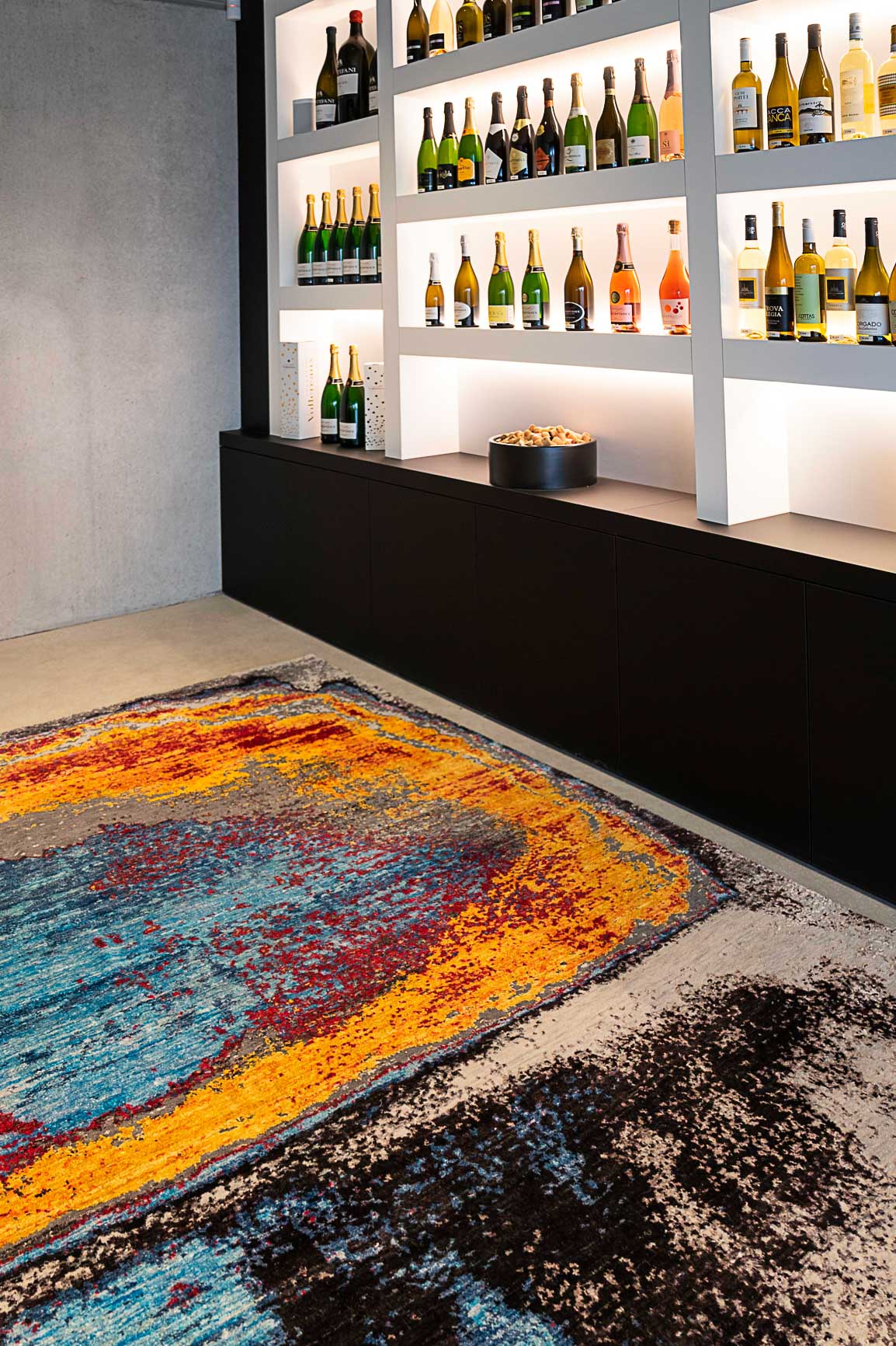 Hand-knotted carpet Lonely Boy ARTWORK