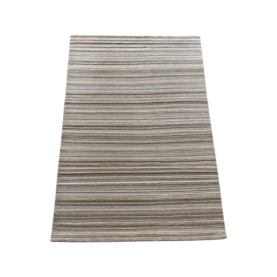 Handgeknoopt tapijt Stripes