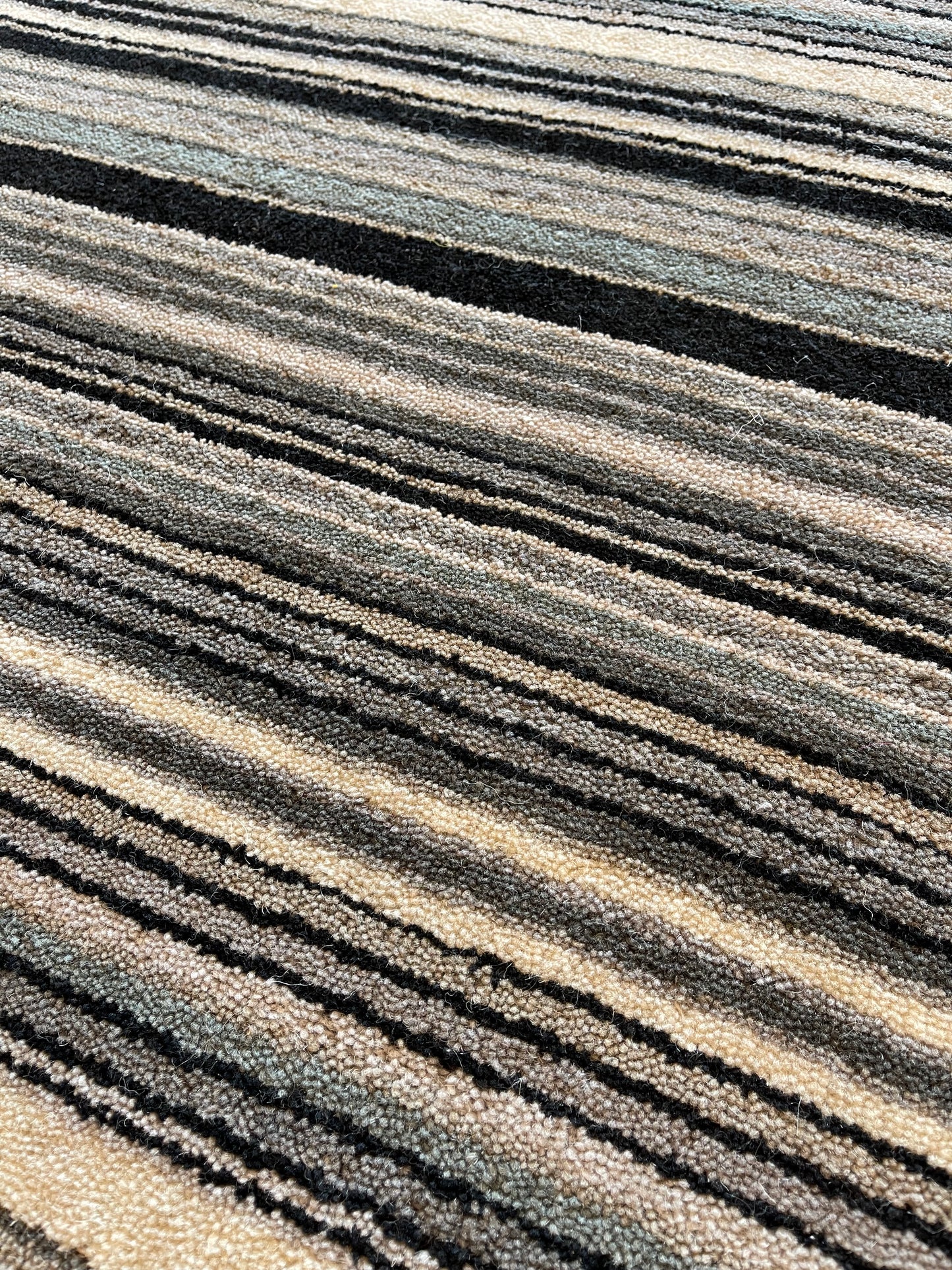 Tapis tissé main Rayures