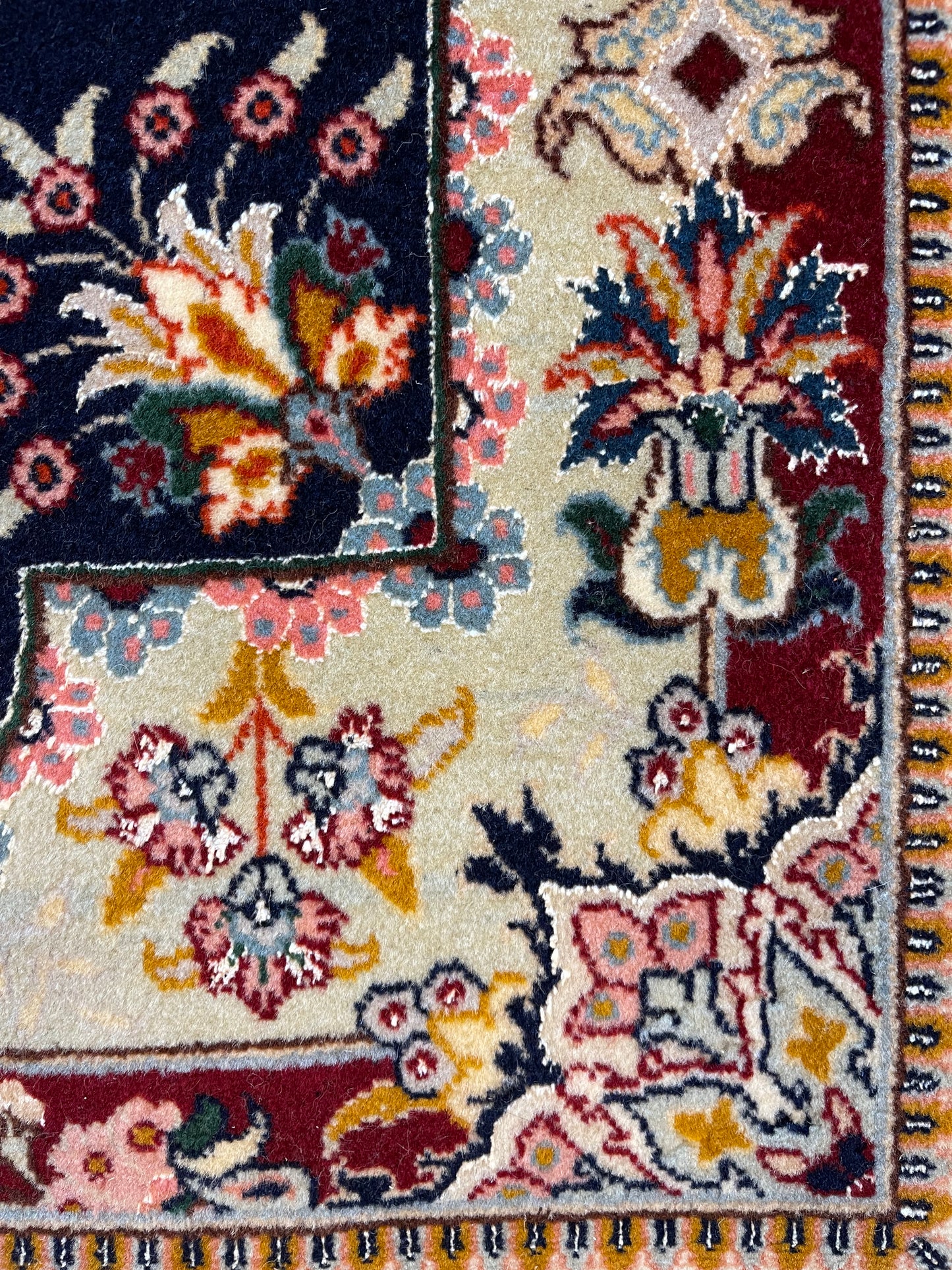 Handgeknoopt tapijt Tabriz