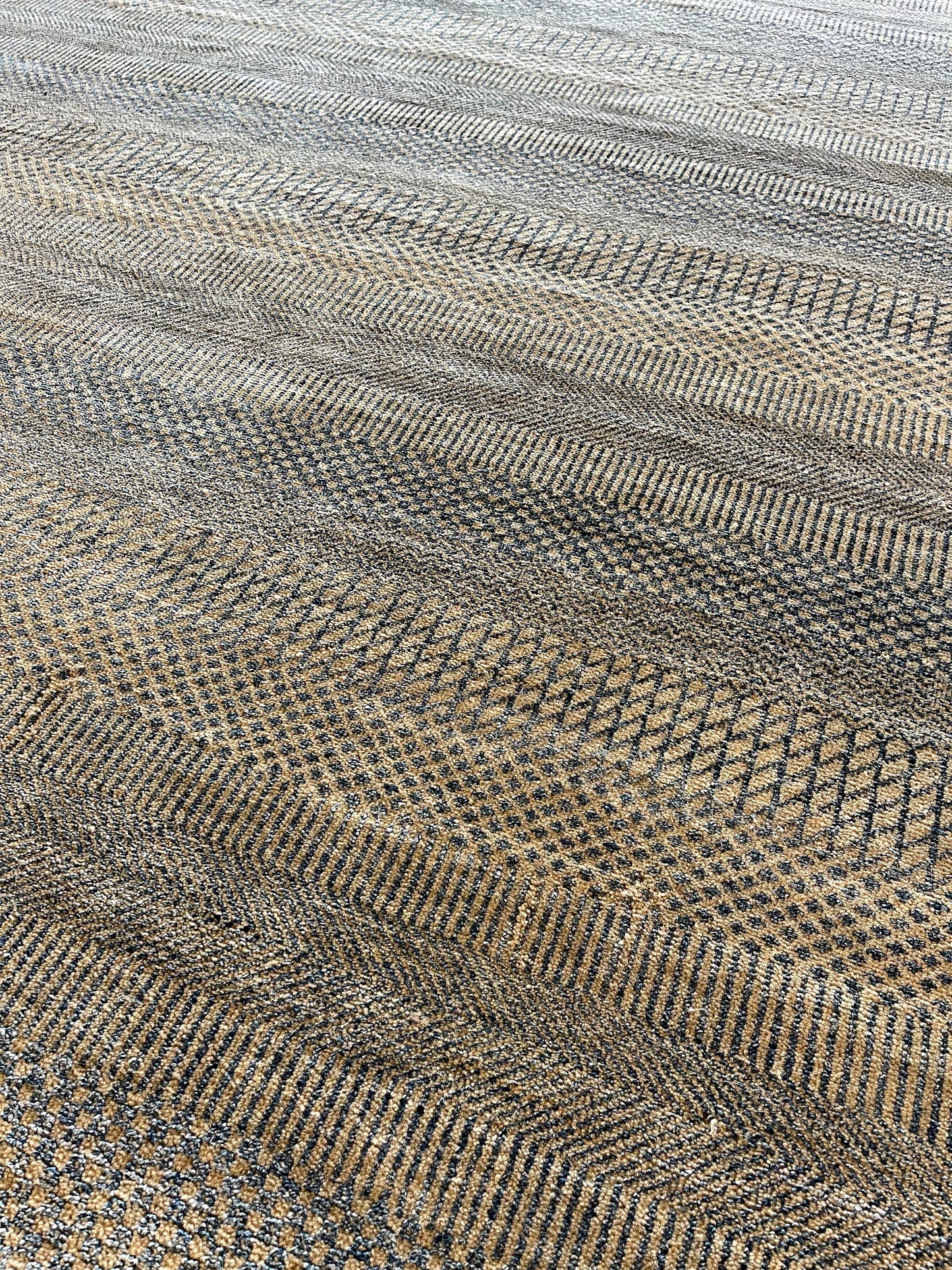 Tapis noué main Mélange tropical