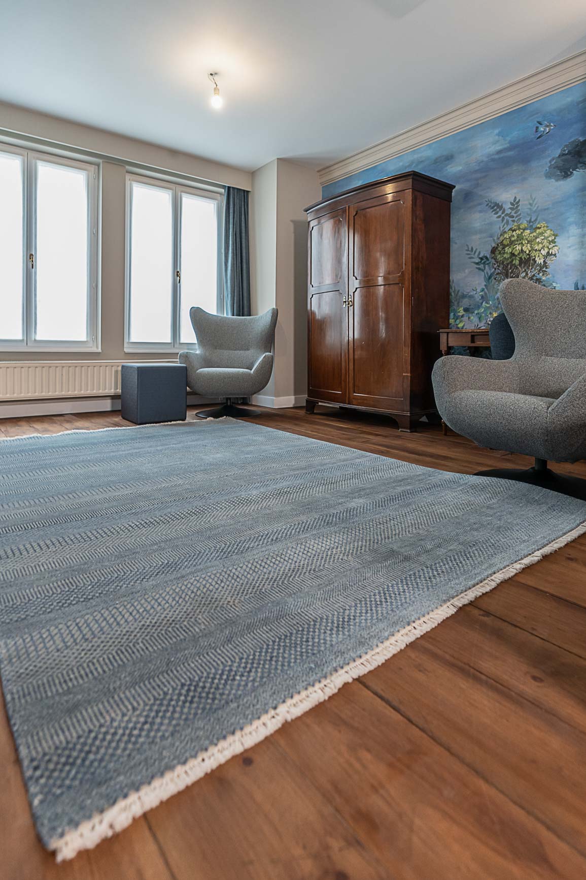 Tapis noué main Mélange tropical