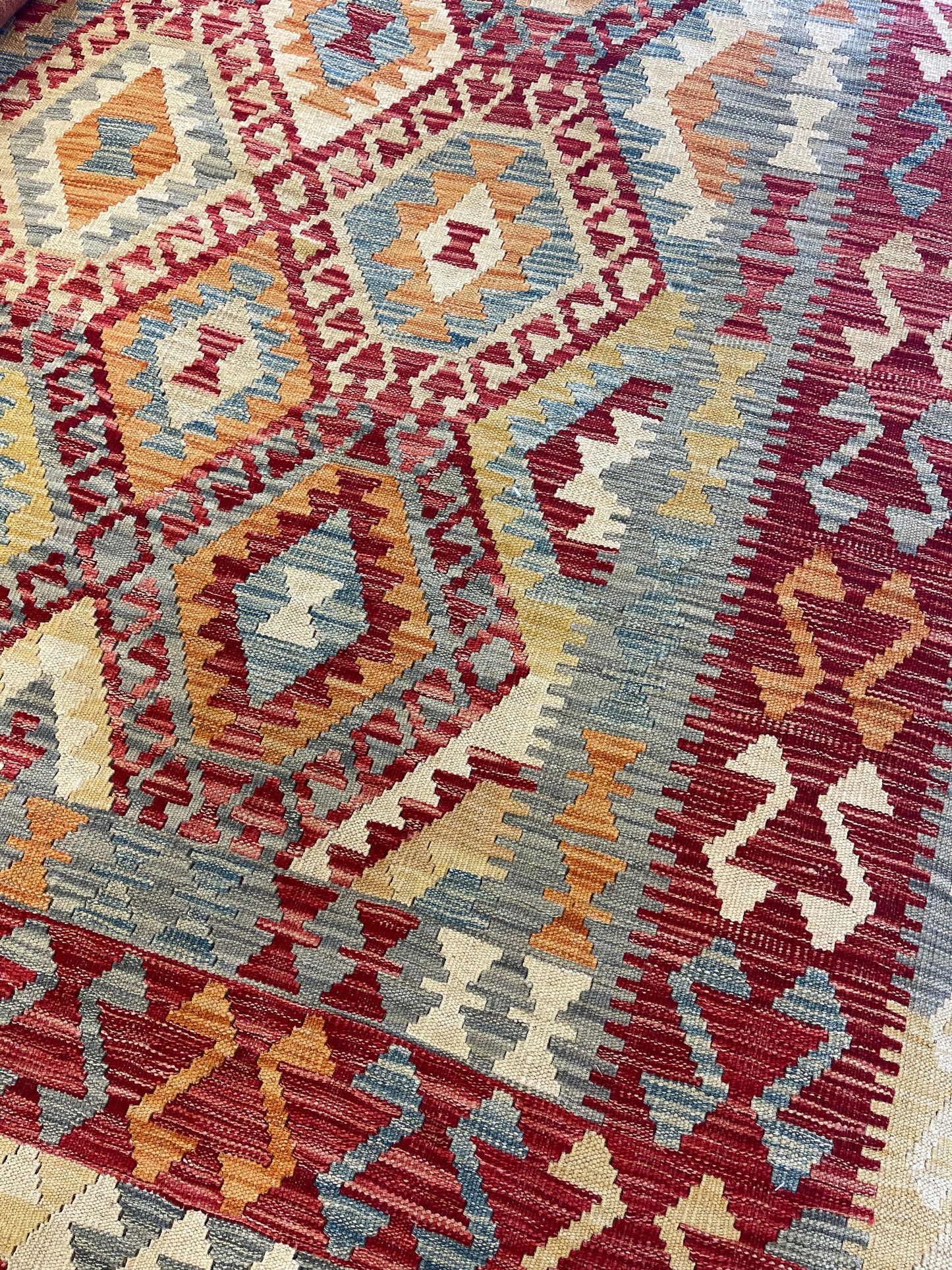 Hand-woven carpet Kilim