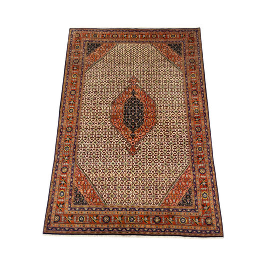 Hand-knotted carpet Ardebil Seneh