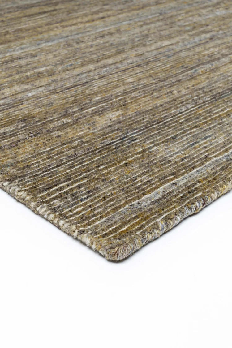 Handgeknoopt tapijt wol GREEN