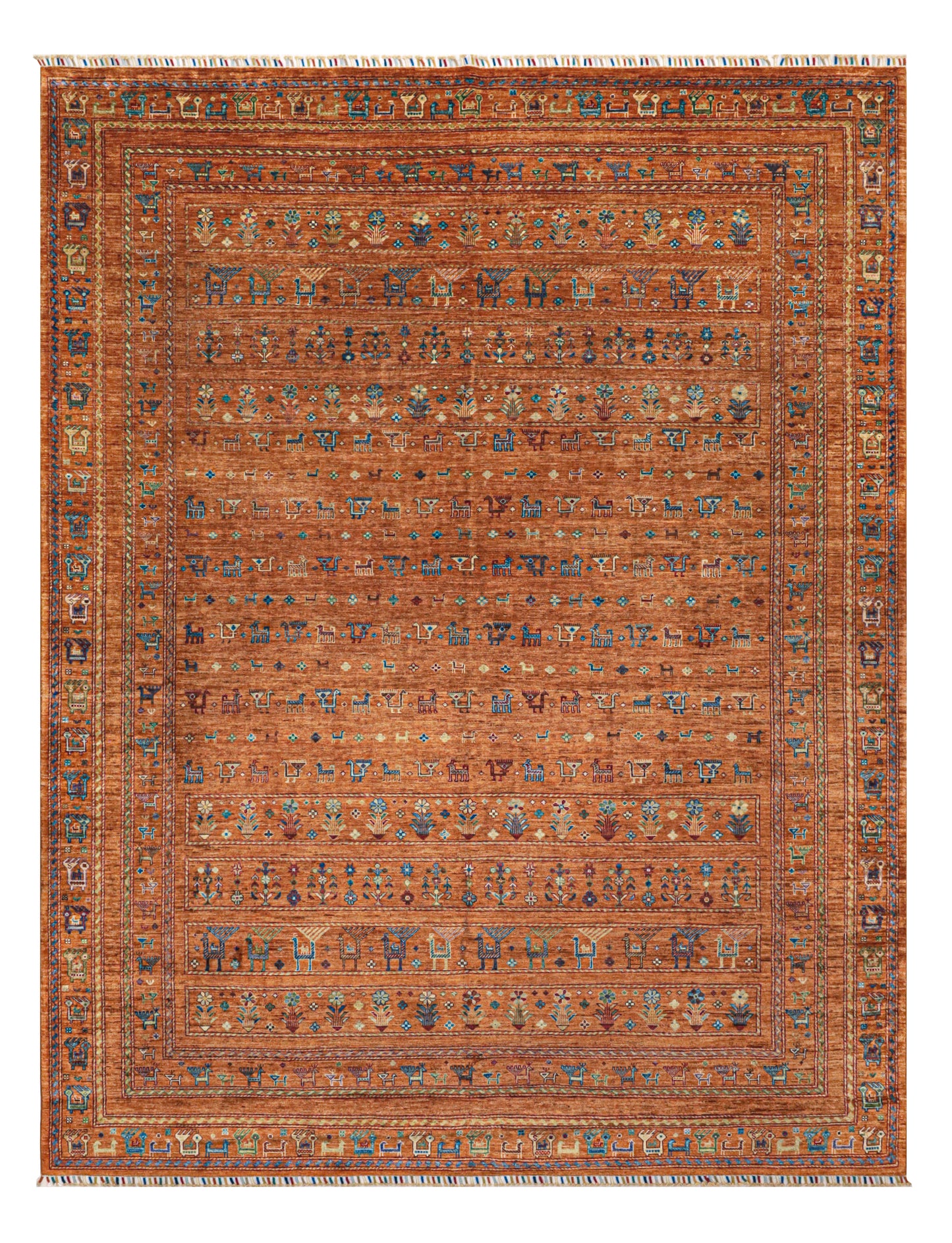 Handgeknoopt tapijt Afghan SHAE