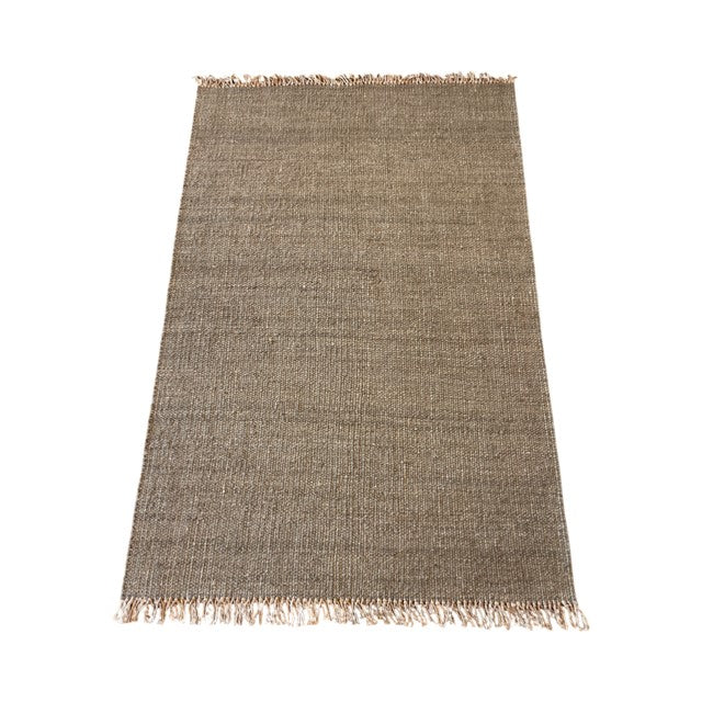 Tapis en jute noué main