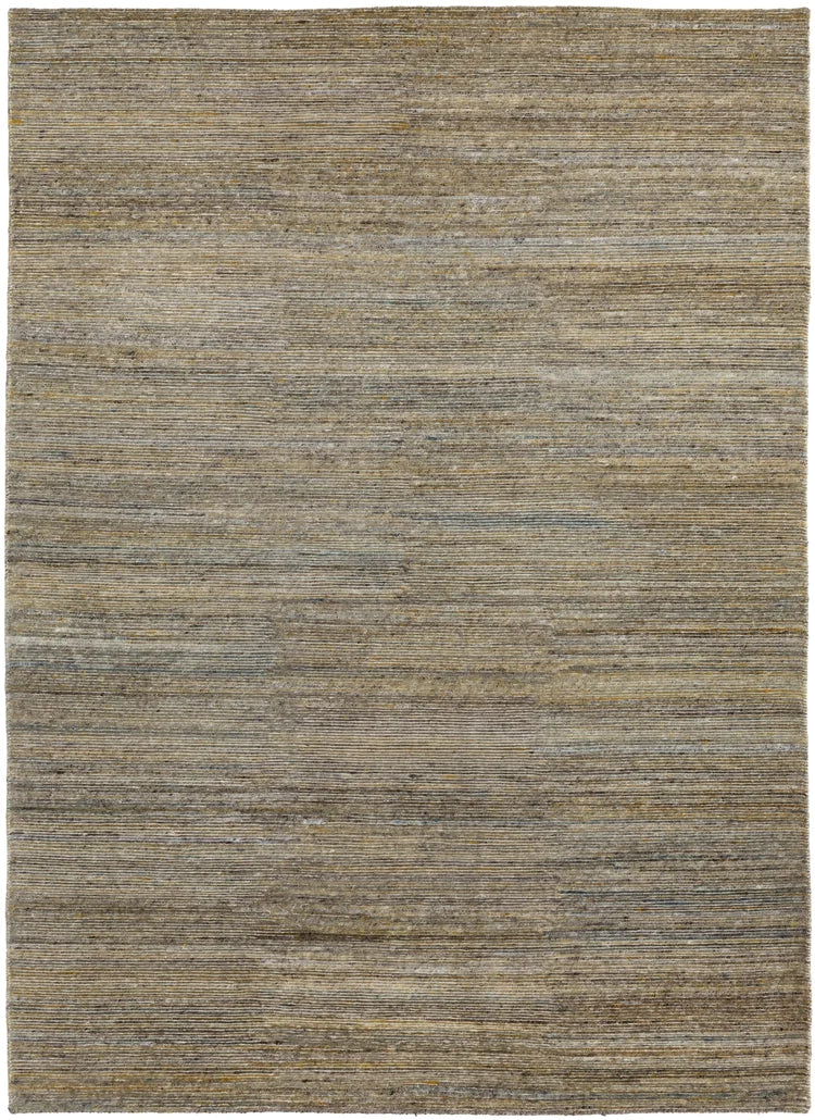 Handgeknoopt tapijt wol GREEN