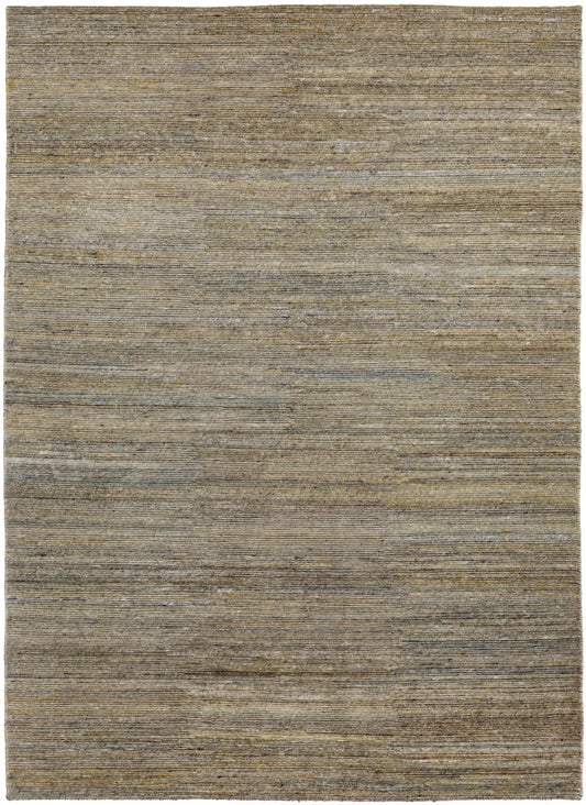 Handgeknoopt tapijt wol GREEN