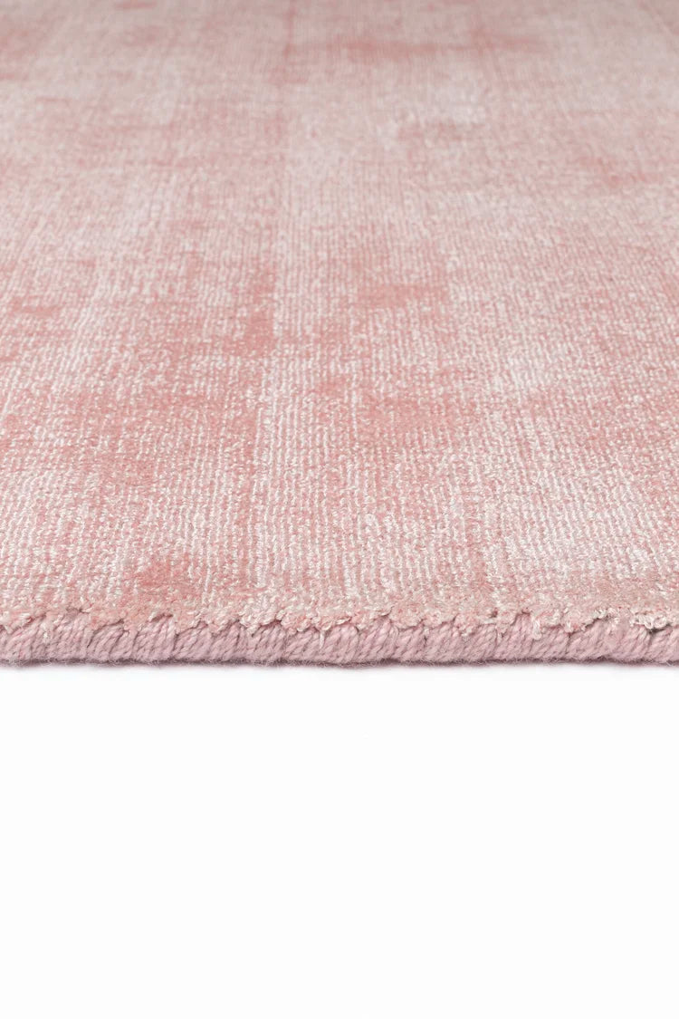Handgeweven tapijt viscose PINK