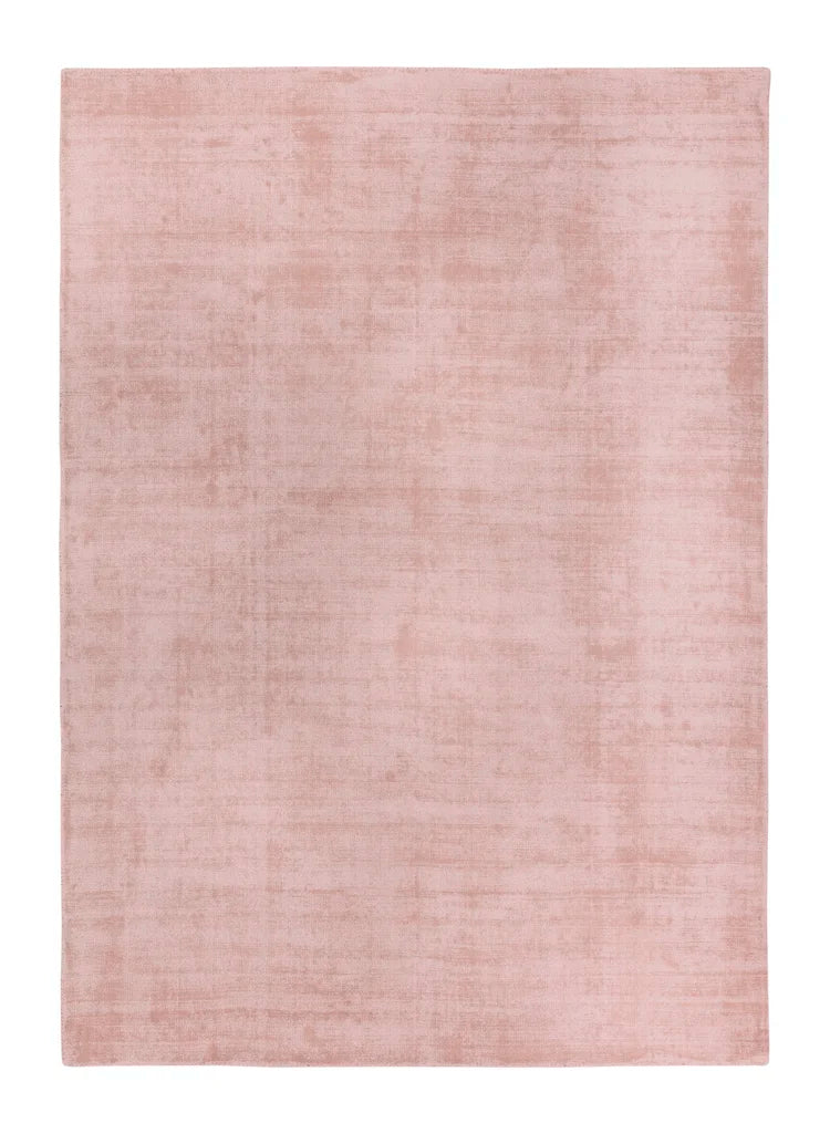 Handgeweven tapijt viscose PINK