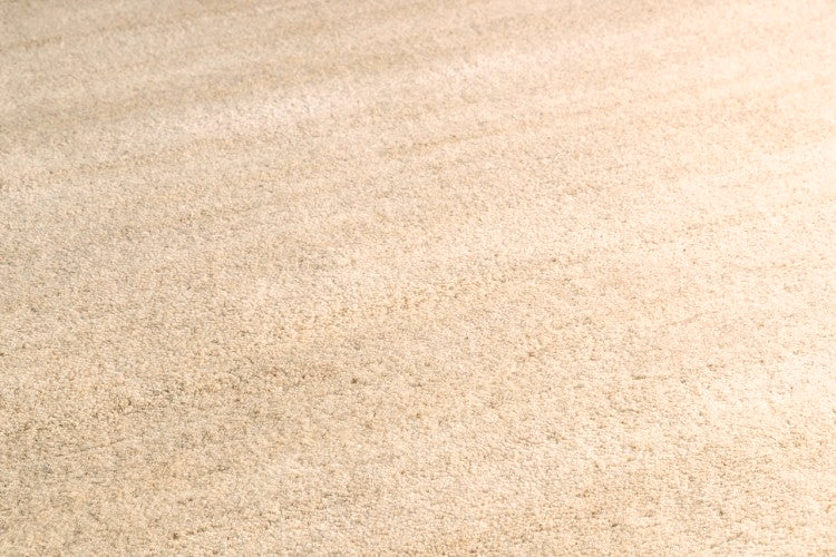 Handgeknoopt tapijt Sand Uni