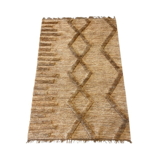 Hand knotted carpet Jute
