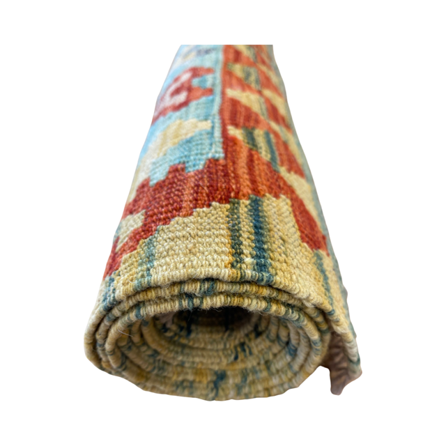 Handgeweven tapijt Kelim