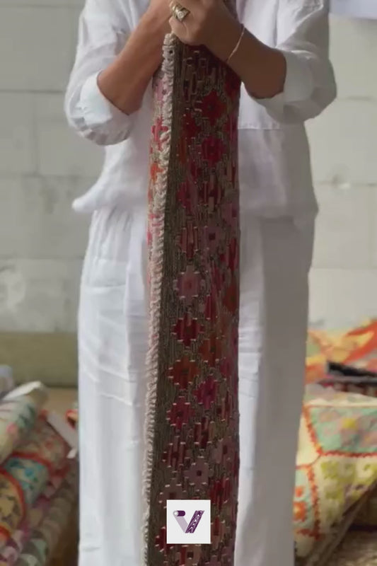 Handgeweven tapijt Kelim