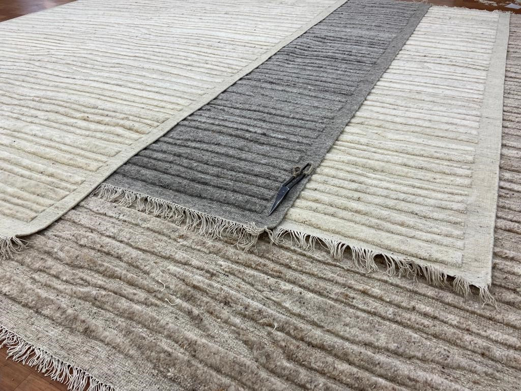 Handgeweven tapijt Boho Wave